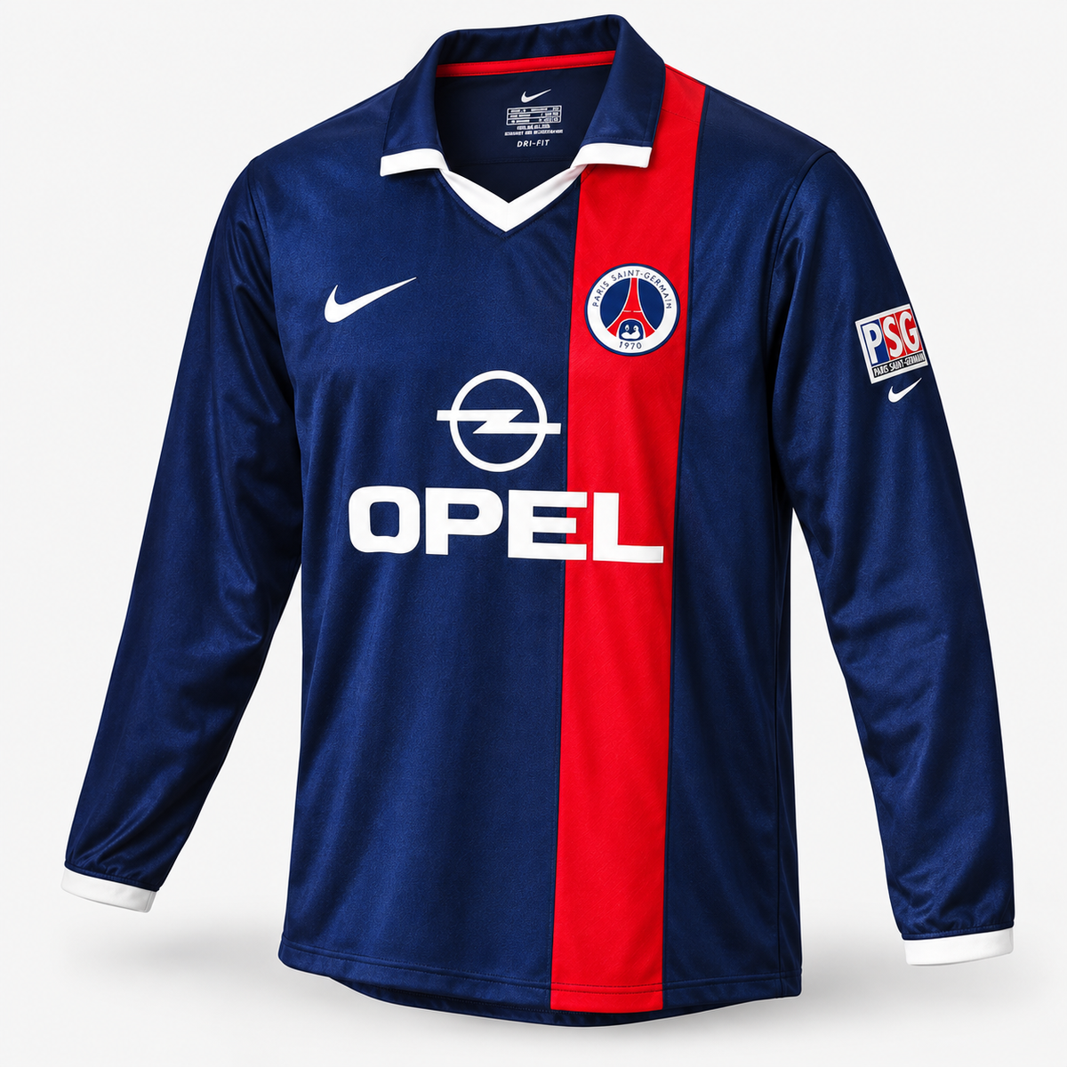 PSG DOMICILE MANCHES LONGUES 2001