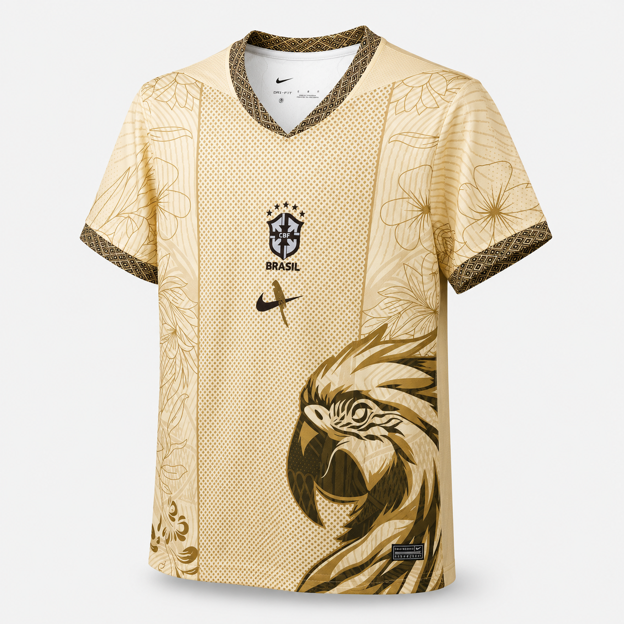 BRÉSIL CONCEPT DORÉ " PERROQUET "