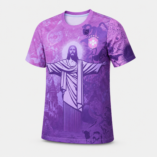 Brésil Concept Christ Rédempteur Violet