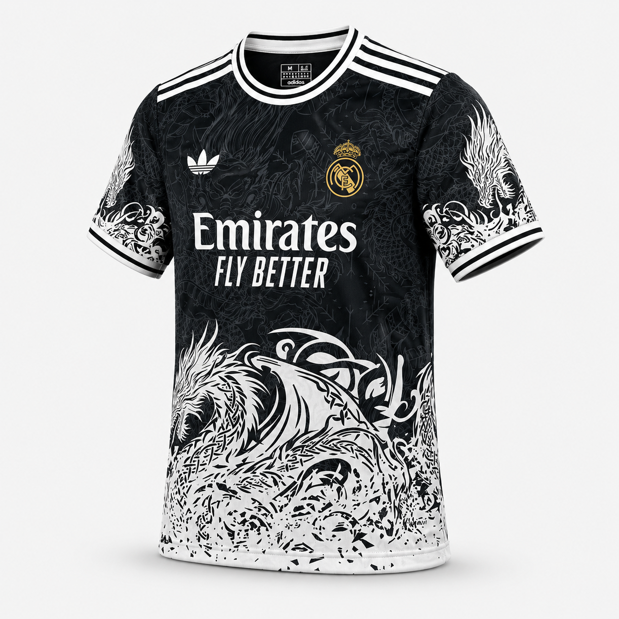 Real Madrid Concept Dragon Noir/Blanc
