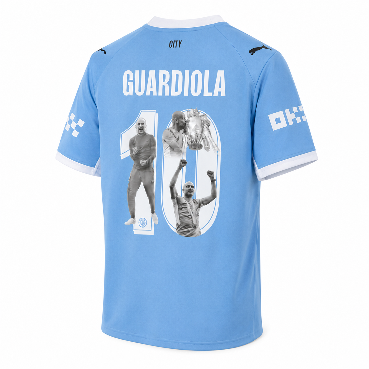 MANCHESTER CITY FLOCAGE GUARDIOLA