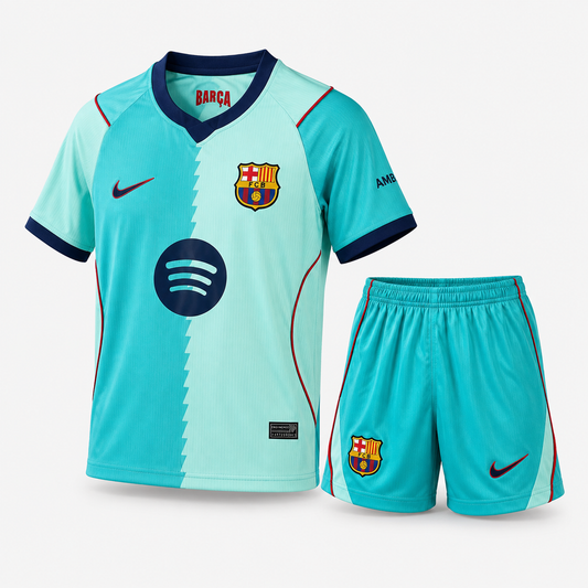 BARCELONE EXTÉRIEUR 26/27 MAILLOT ENFANT